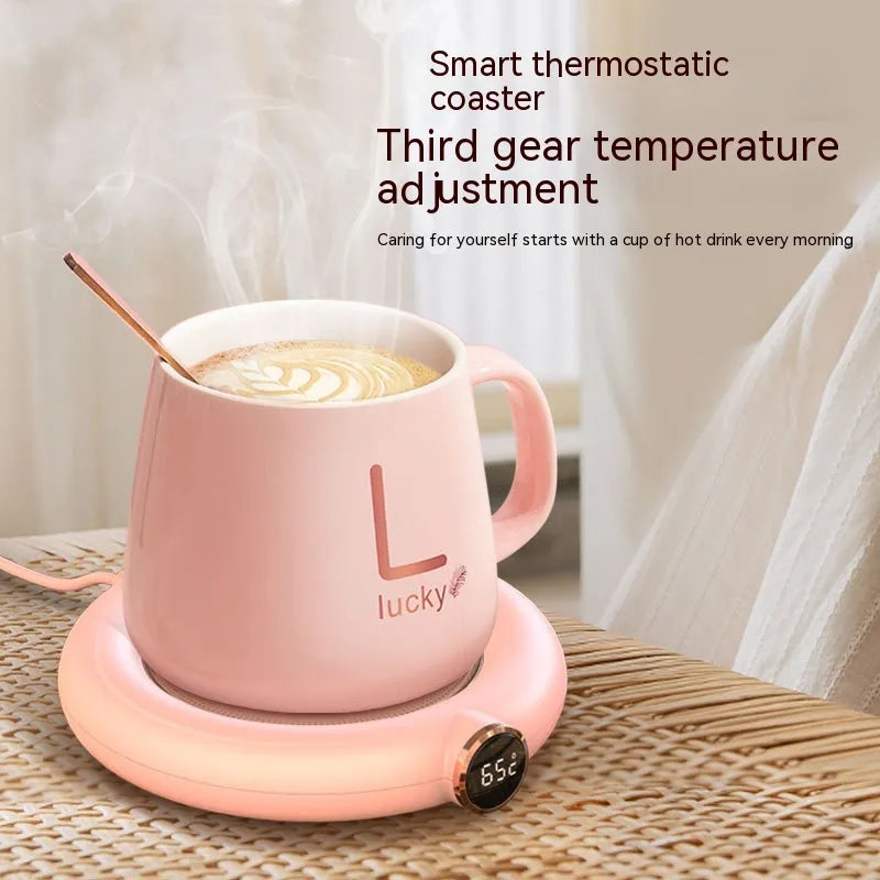 Smart Thermostatic Mug Warmer – Keeps Drinks Warm at Your Desk