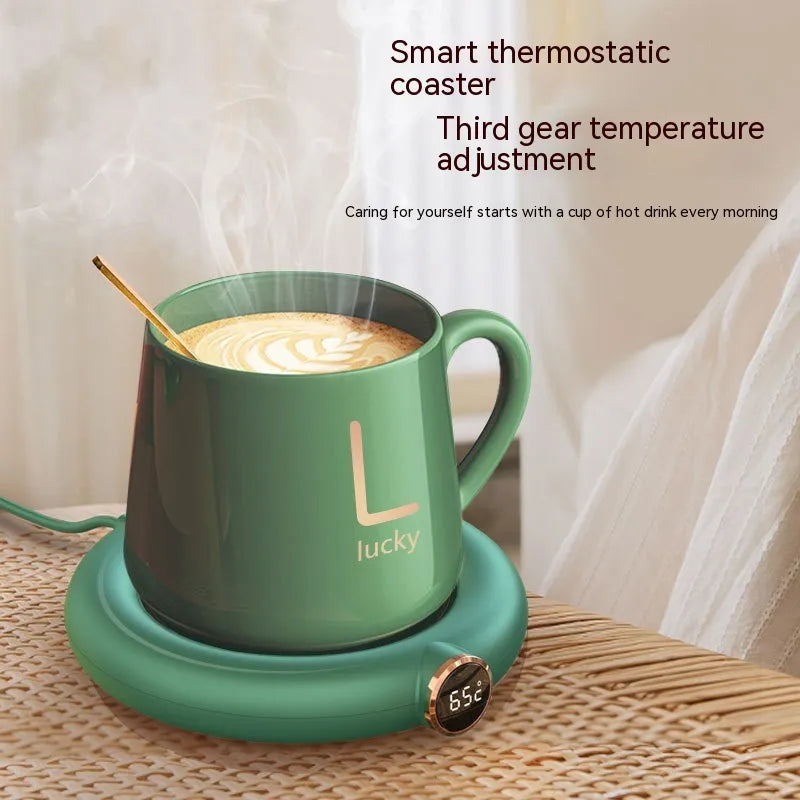 Smart Thermostatic Mug Warmer – Keeps Drinks Warm at Your Desk