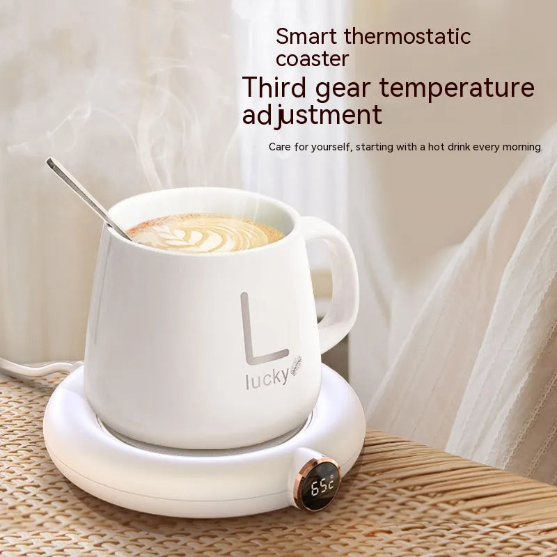 Smart Thermostatic Mug Warmer – Keeps Drinks Warm at Your Desk