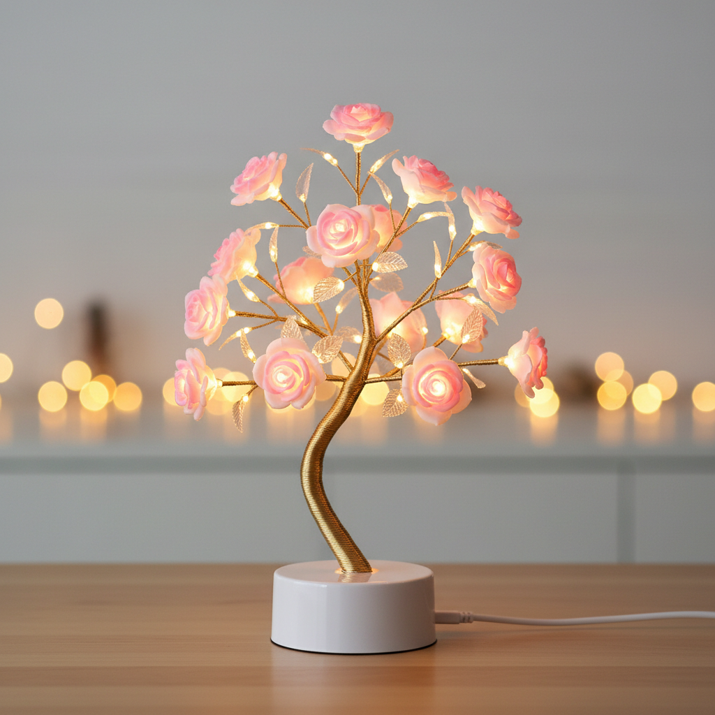 Romantic LED Rose Tree Lamp (USB)