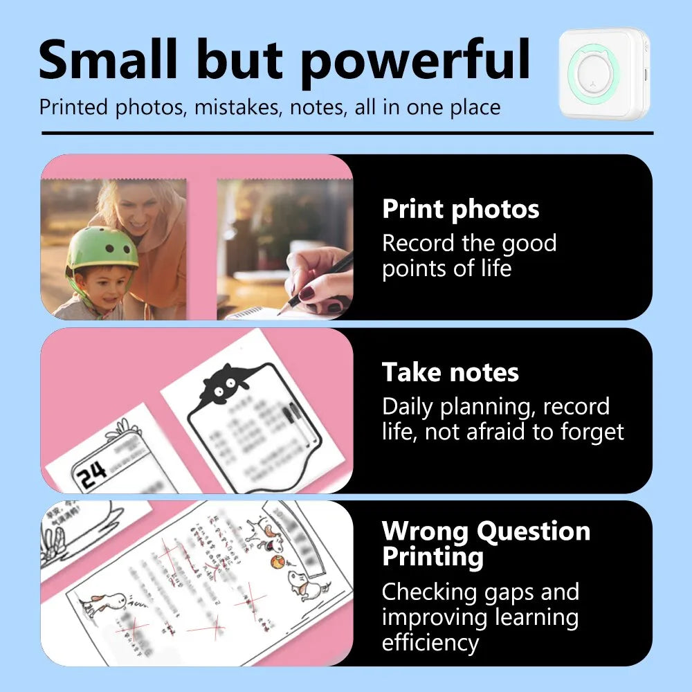 Inkless Pocket Printer — The Ultimate Study & Journaling Companion